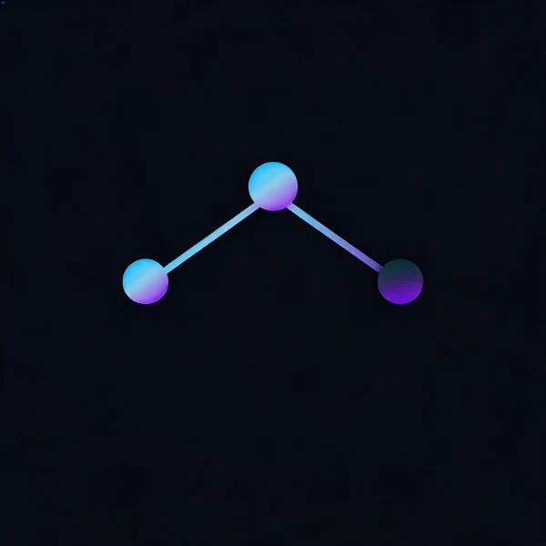 The same two nodes are joined not directly but through a third node above the line, along an unbroken path.